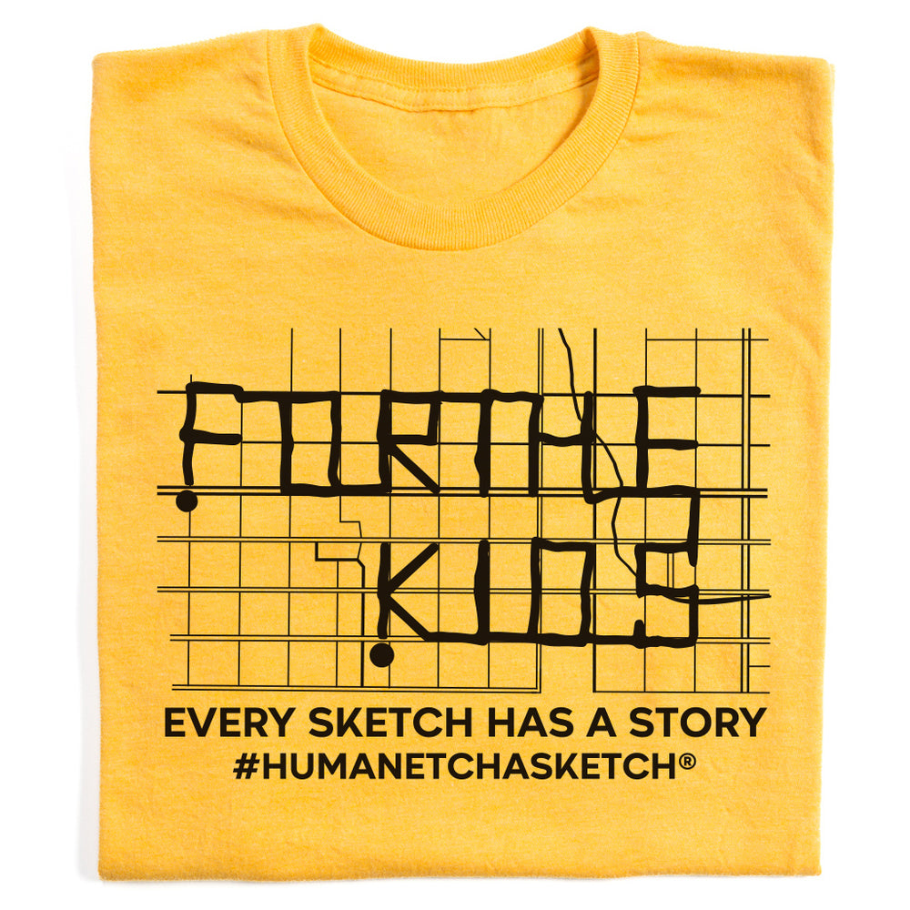Run For Armstrong: Human Etch A Sketch T-Shirt – RAYGUN