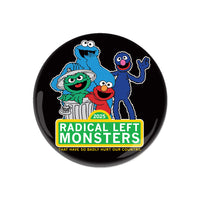 Radical Left Monster Full Color Button