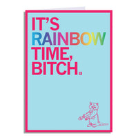 Rainbow Time Greeting Card