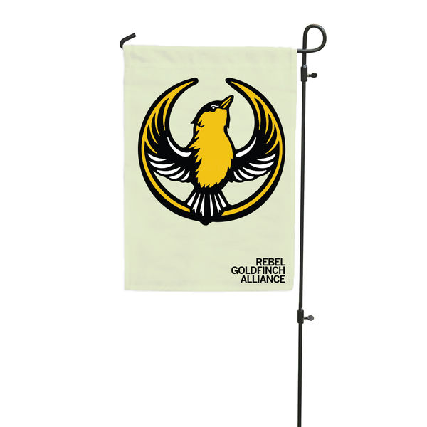 Rebel Goldfinch Alliance Garden Flag
