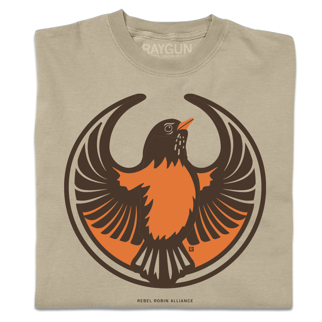 Rebel American Robin Alliance Heavyweight T-Shirt – RAYGUN