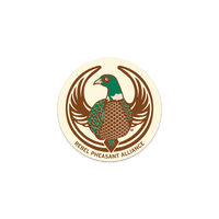 Rebel Pheasant Alliance Circle Sticker