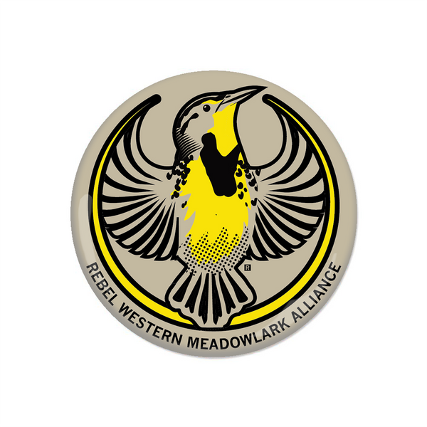 Rebel Western Meadowlark Alliance Button