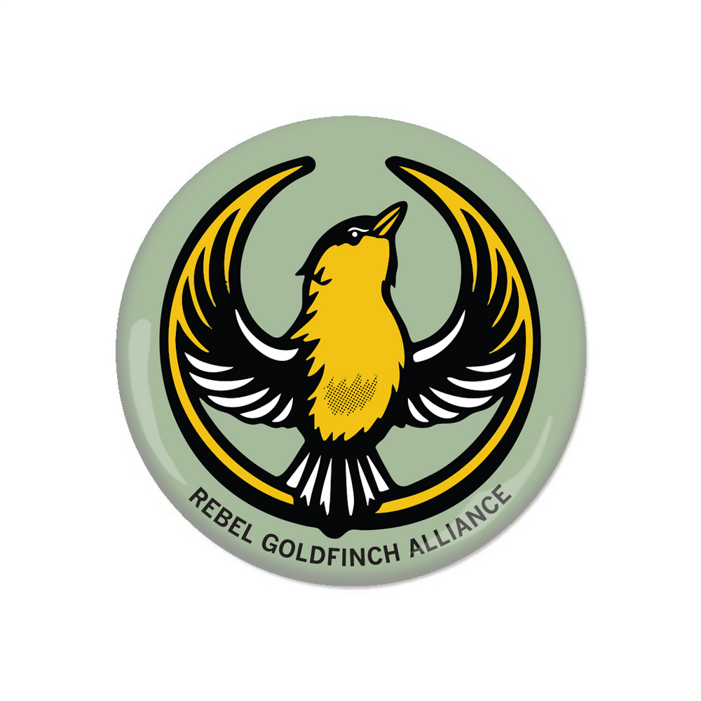 Rebel Goldfinch Alliance Button