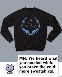 Rebel Loon Alliance Black Crew Sweatshirt