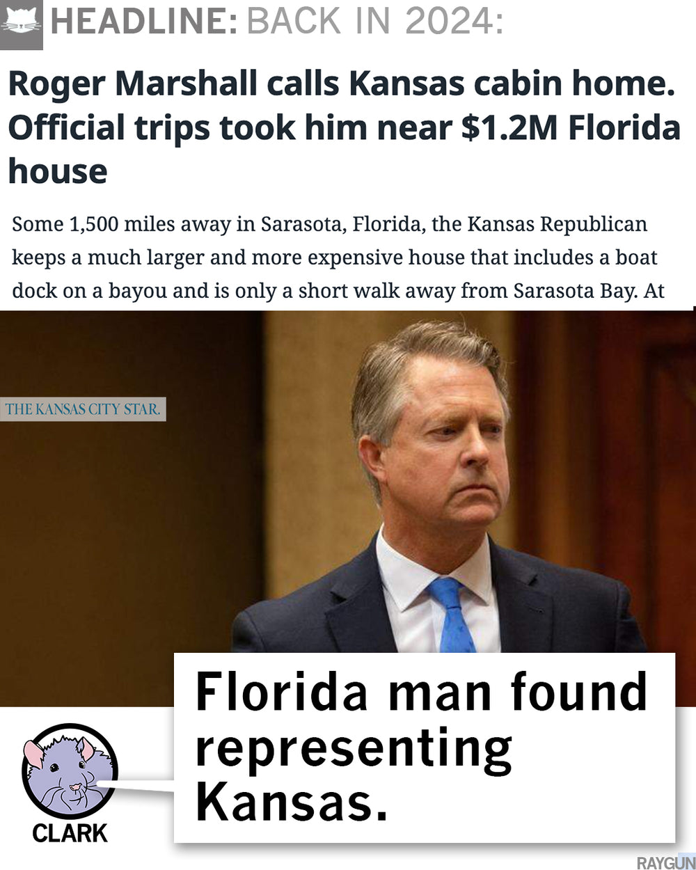 Roger Marshall Lives In Florida