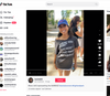 A woman wearing a blue baseball cap and a union made Chicago t-shirt that says Where you from? Chicago. What part? Naperville poses outdoors.