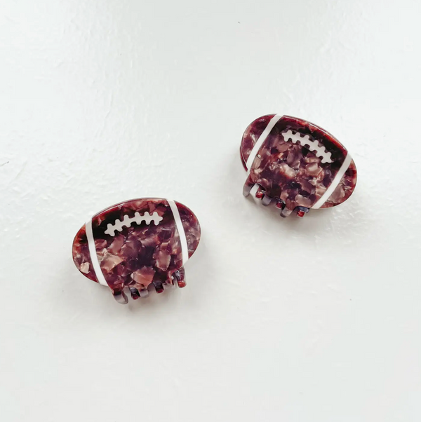 Adorro: Football Hair Clips