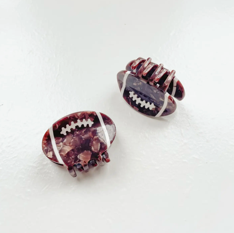 Adorro: Football Hair Clips