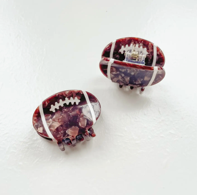 Adorro: Football Hair Clips