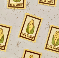 Happyish Brand: Corn Stamp Sticker