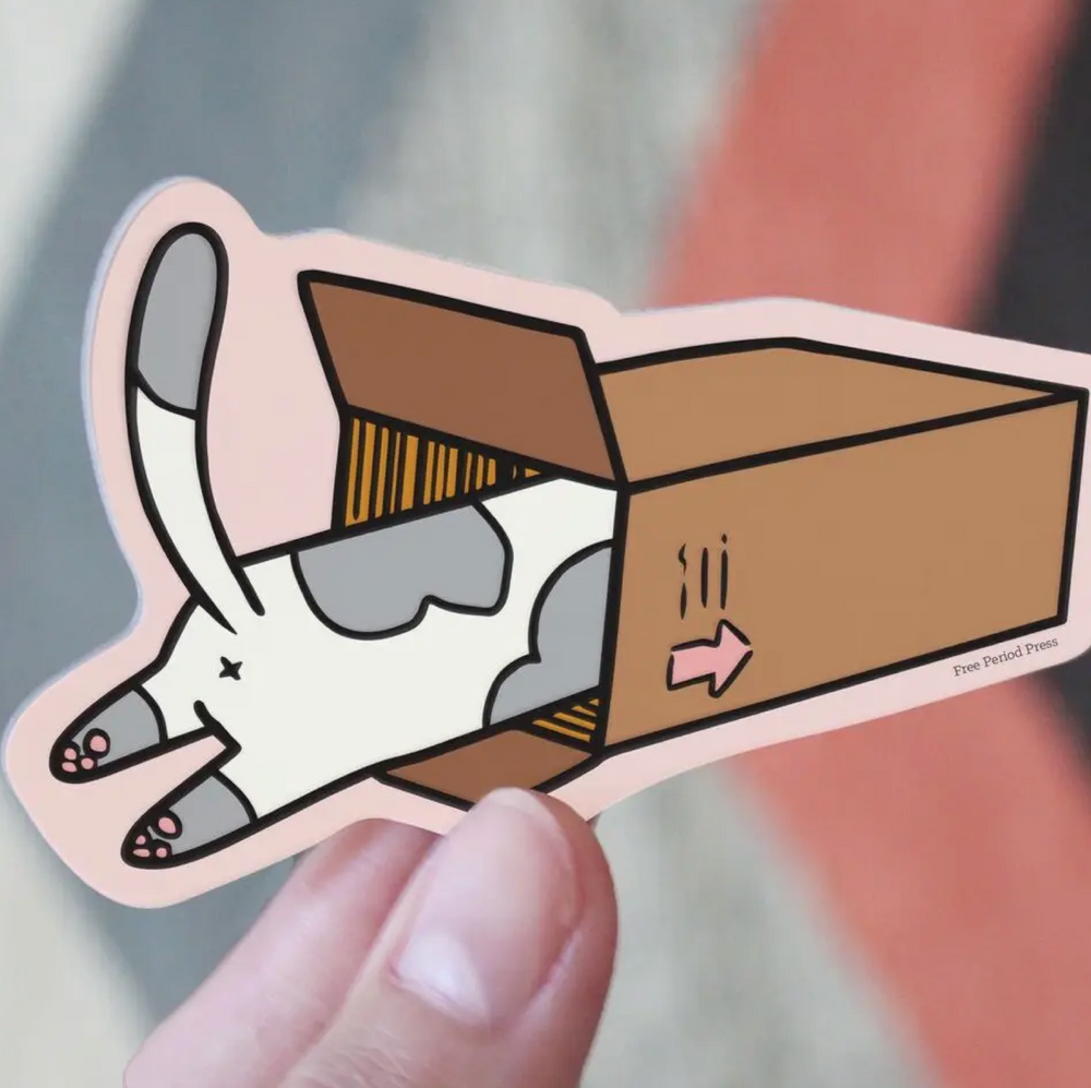 Free Period Press: Cat Box Sticker