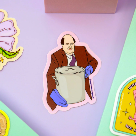 Party Mountain: Kevin Chili Sticker – RAYGUN
