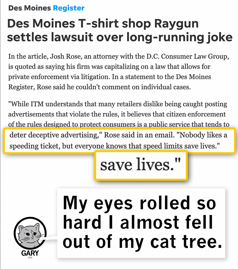 T-Shirts Save Lives