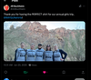 Five women stand in front of rock formations, each wearing a heather grey RAYGUN t-shirt that says I PLAYED 6-ON-6.