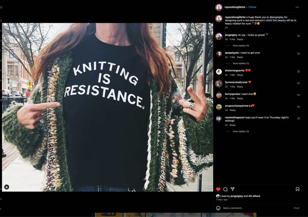 Knitting Is Resistance