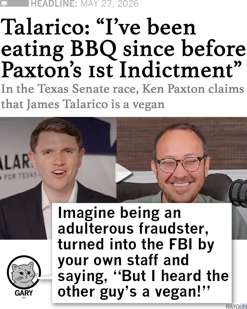 Talarico Eating BBQ