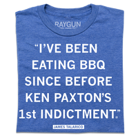 Talarico Eating BBQ