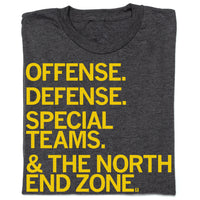 north end zone t-shirt