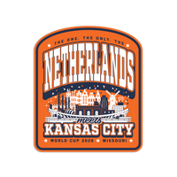 The Netherlands KC Max Collegiate Die-Cut Sticker