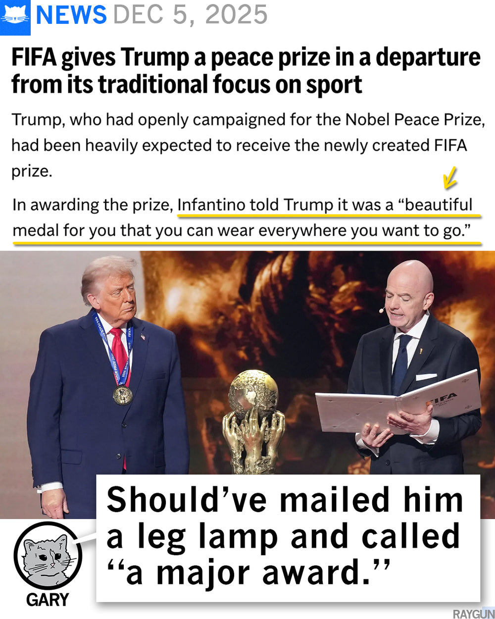 My Other Shirt is a Fake Peace Prize