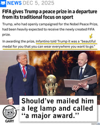 My Other Shirt is a Fake Peace Prize