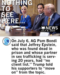 Okay, NOW I'm Wondering What Happened to Epstein