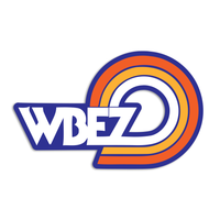 WBEZ Vintage Logo Blue Die-Cut Sticker