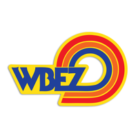 WBEZ Vintage Logo Gold Die-Cut Sticker