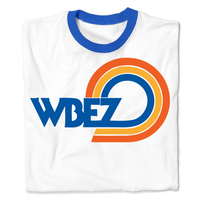 WBEZ Vintage Logo White Ringer