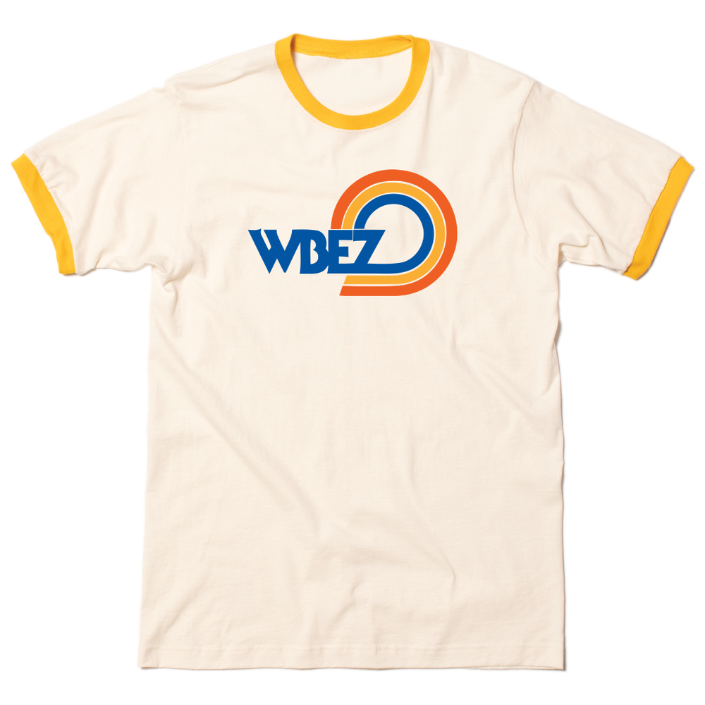 WBEZ Vintage Logo Ivory Ringer
