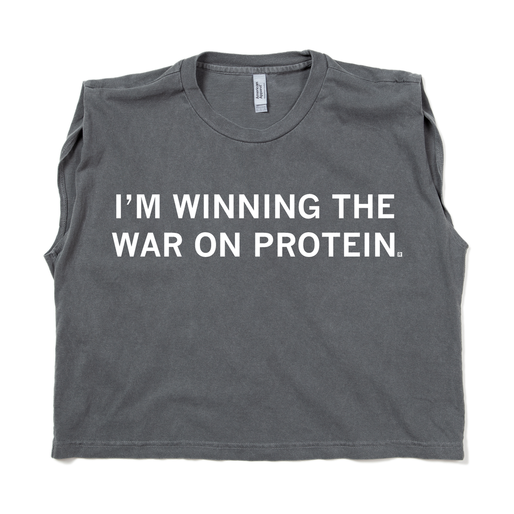 War On Protein Muscle Crop Top
