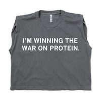 War On Protein Muscle Crop Top