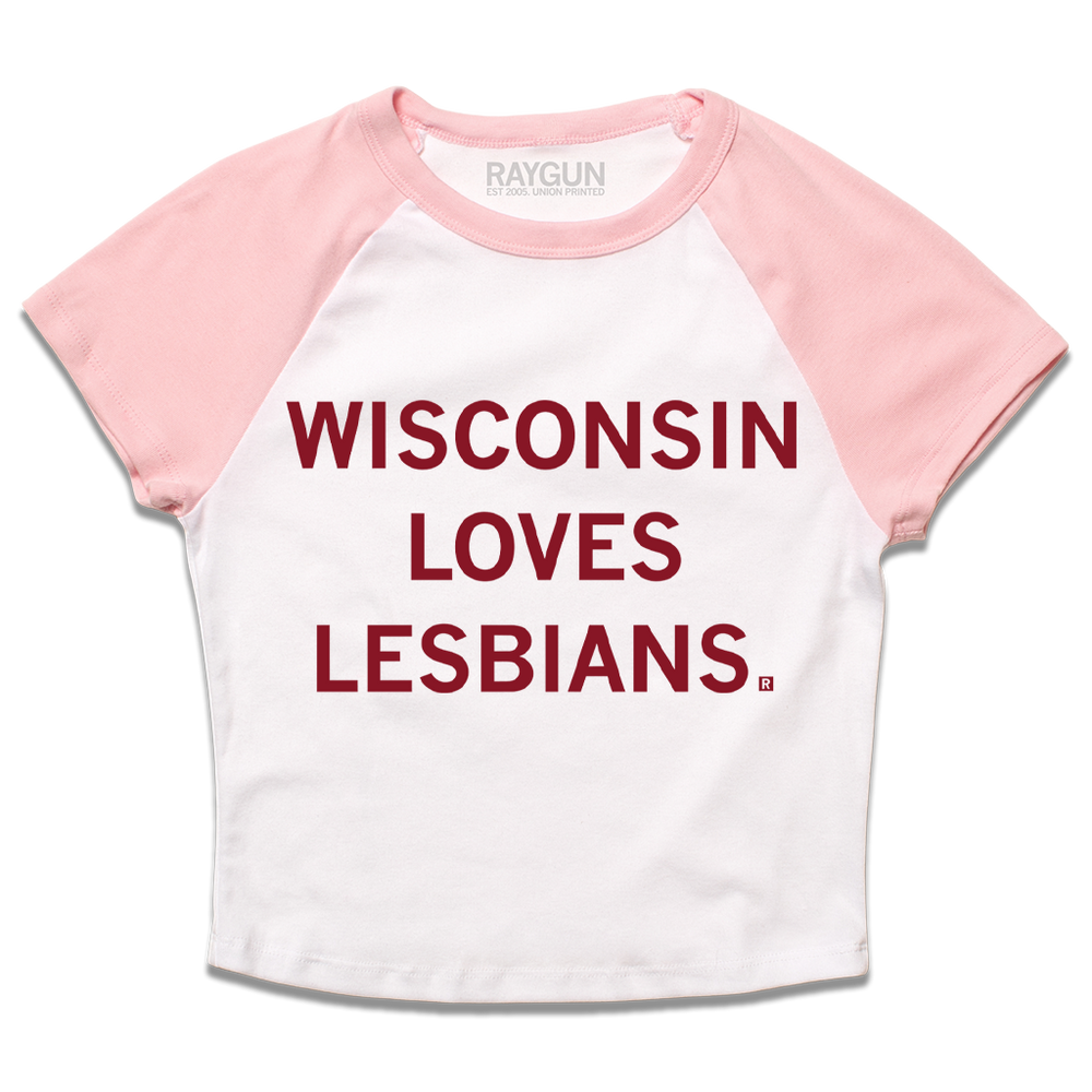 Wisconsin Loves Lesbians Baby Tee