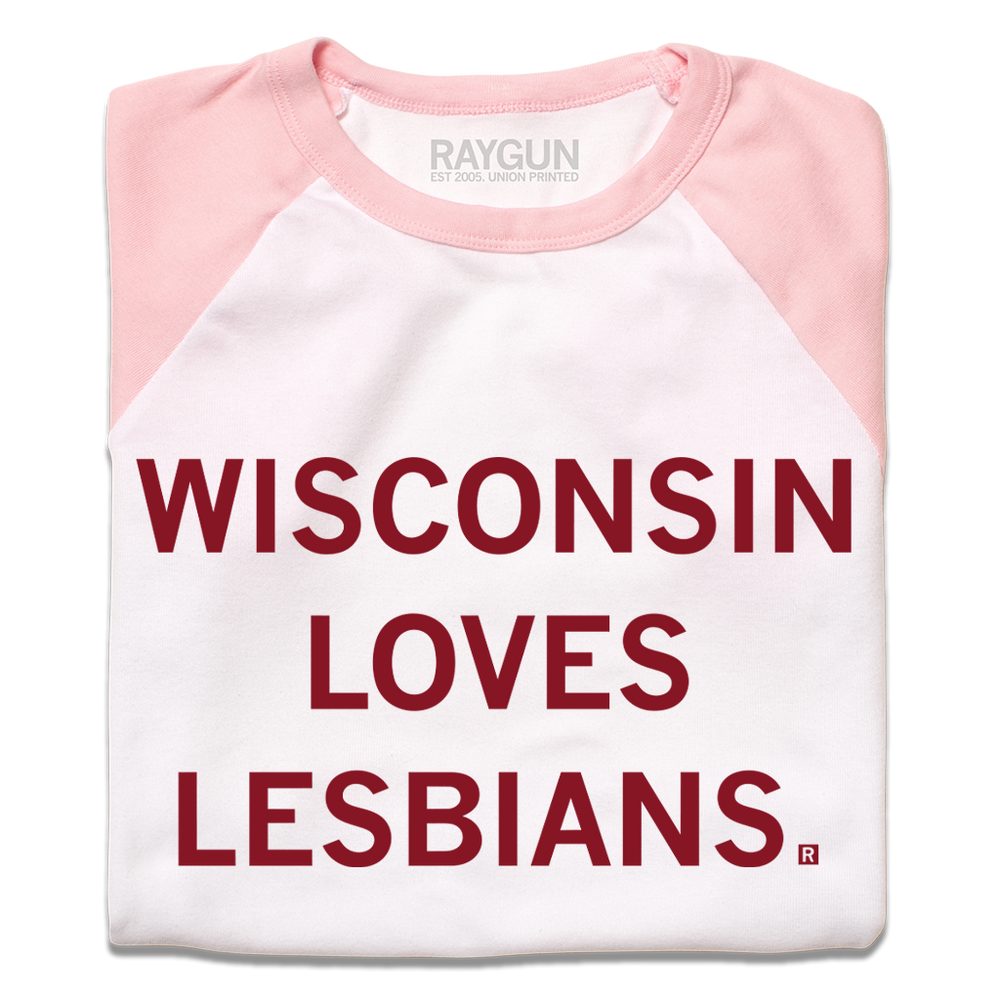Wisconsin Loves Lesbians Baby Tee