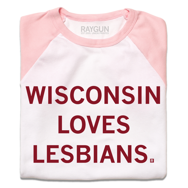 Wisconsin Loves Lesbians Baby Tee