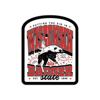 Wisconsin Max Collegiate Die-Cut Sticker