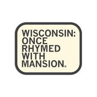Wisconsin Mansion Die-Cut Sticker
