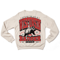 Wisconsin Max Collegiate Crew Sweatshirt