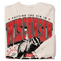Wisconsin Max Collegiate Crew Sweatshirt