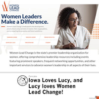 Iowa Loves Lucy Charcoal
