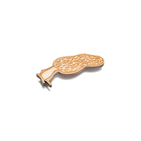 Morel Mushroom Wood Magnet