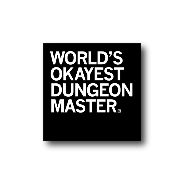 World's Okayest Dungeon Master Sticker – RAYGUN