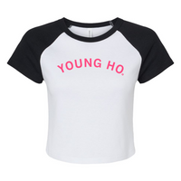 Young Ho Curved Logo Baby Tee