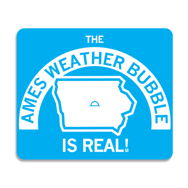 The Ames weather bubble is real Sticker