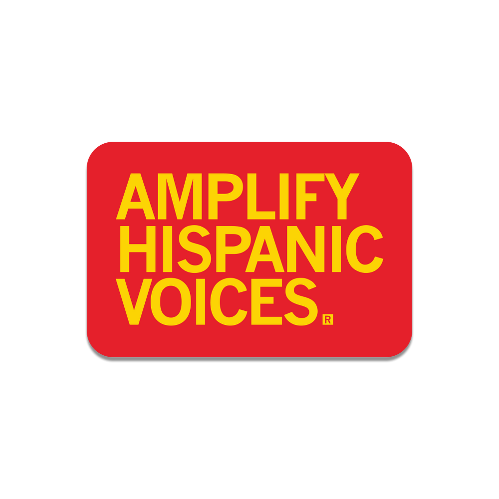 Amplify Hispanic Voices Die-Cut Sticker