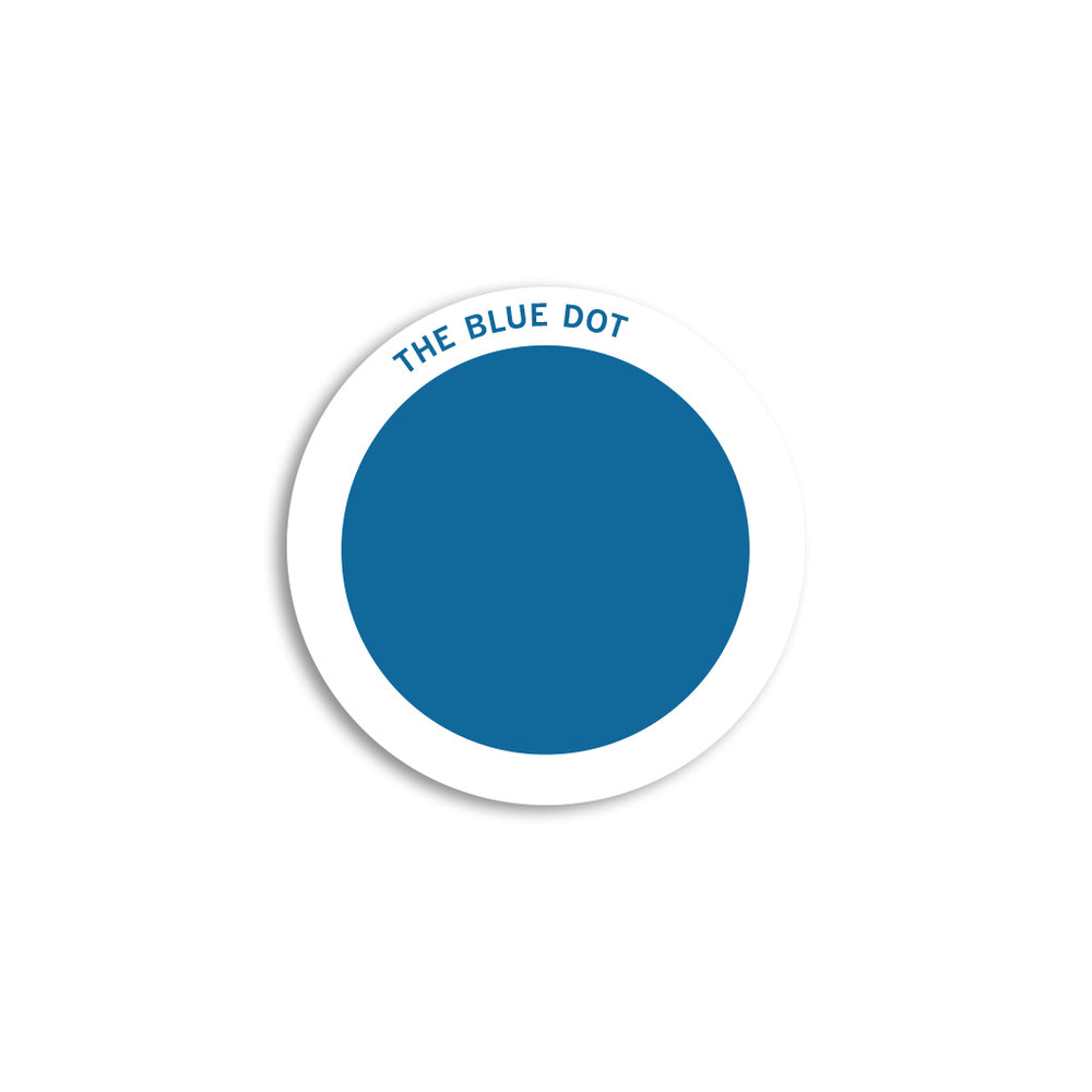 Blue Dot Mini Circle Sticker