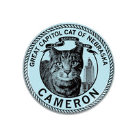 Cameron the Cat Button