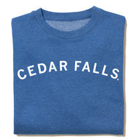 Cedar Falls Curved Logo Crew Sweatshirt