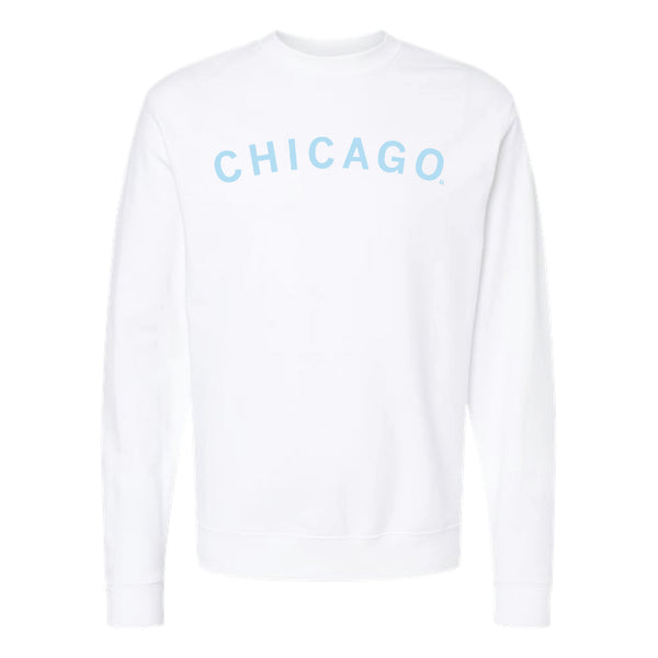 Chicago Curved Logo Crew Sweatshirt